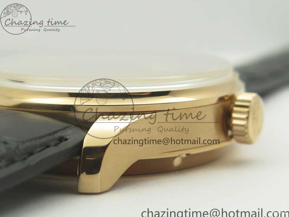 MIROTIME 0406 Thermal Portuguese Real PR Real Annual Calendar IW503501 RG ZF 1:1 Best Edition White Dial on Black Leather Strap A 7150